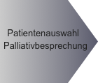 Patientenauswahl
Palliativbesprechung