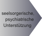 seelsorgerische, psychiatrische Unterstützung