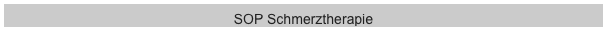 SOP Schmerztherapie