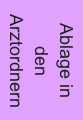 Ablage in den Arztordnern