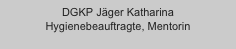 DGKP Jäger Katharina
Hygienebeauftragte, Mentorin

