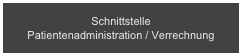 Schnittstelle 
Patientenadministration / Verrechnung    