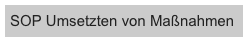 SOP Umsetzten von Maßnahmen